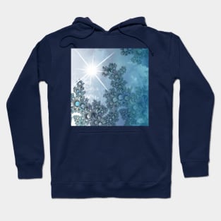 Sunlight through Abstract Leaves Hoodie